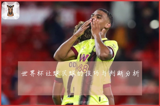 世界杯让球买球的技巧与判断分析